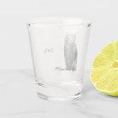 Cat Glass Schnapsglas (Rückseite)