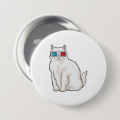 Cat Glasses Button (Vorne & Hinten)