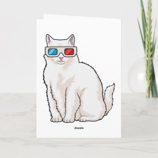 Cat Glasses Karte (Rückseite)