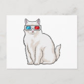 Cat Glasses Postkarte (Vorderseite)