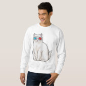 Cat Glasses Sweatshirt (Vorne ganz)