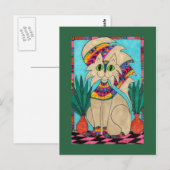 Cat Goddess Postkarte (Vorne/Hinten)