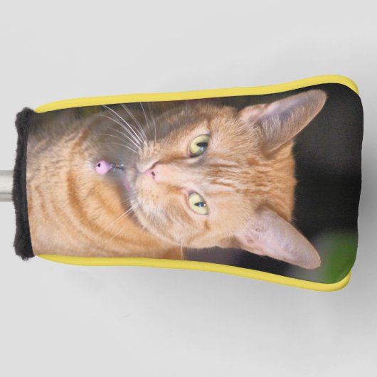 Cat Golf Head Cover Headcover (Vorderseite)