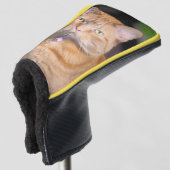 Cat Golf Head Cover Headcover (3/4 Vorderseite)