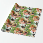 Cat Golfer ist Picknick im Garten Geschenkpapier (Ungerollt)