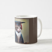Cat Graduate Kaffeetasse (VorderseiteRechts)
