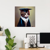 Cat Graduate Poster (Heimbüro)