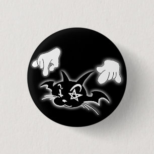 Cat-Graffiti-Entwurf Button