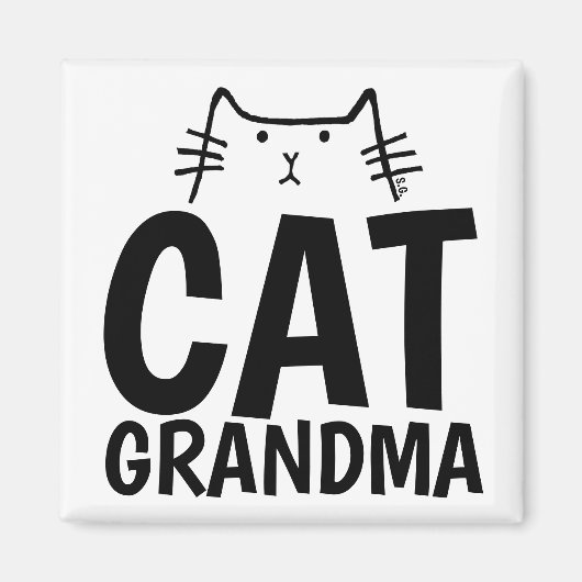 CAT GRANDMA MAGNETS MAGNET (Vorne)
