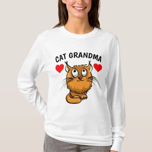 CAT GRANDMA-T - SHIRT (Vorderseite)