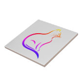 Cat Graphic Fliese (Seite)