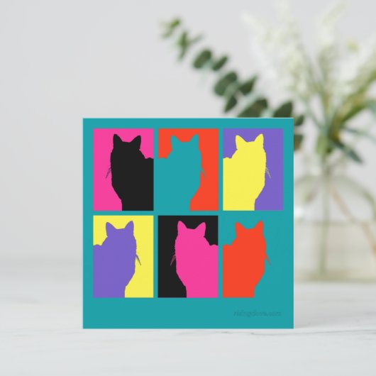 Cat Graphics von Miriam Kilmer, risingdove.com (Stehend Vorderseite)