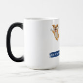 Cat Greeting Morphing Coffee Cup Verwandlungstasse (Links)