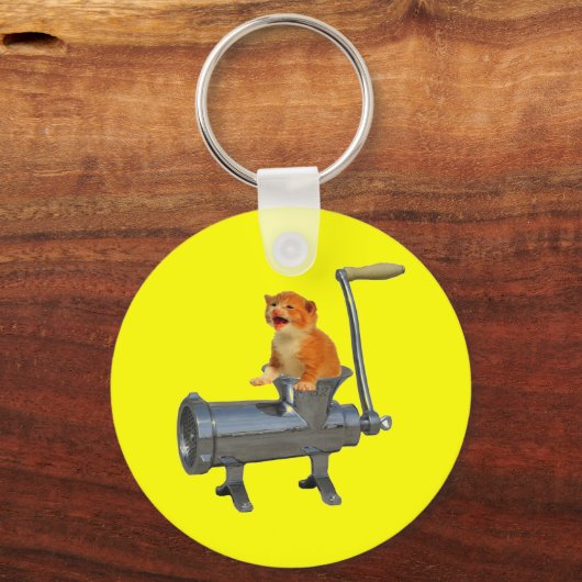 Cat Grinder Schlüsselanhänger (Vorderseite)