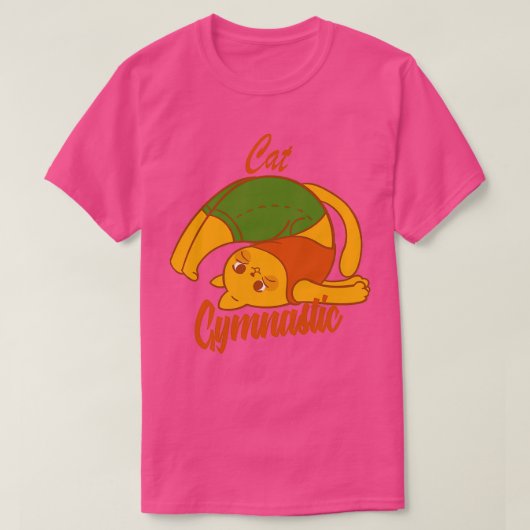 Cat Gymnastic T-Shirt (Design vorne)