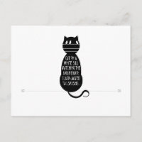 Cat Haiku Postcard