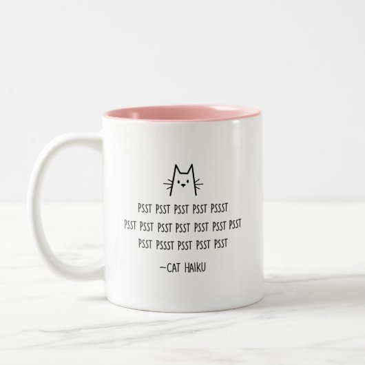 Cat Haiku Tasse (Links)