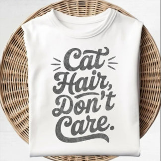 Cat Hair Dont Care Shirt