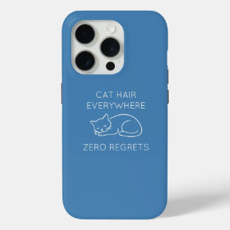 Cat hair everywhere zero regrets Case-Mate iPhone hülle