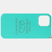 Cat hair everywhere zero regrets Case-Mate iPhone hülle (Rückseite (Horizontal))