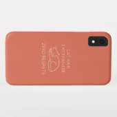 Cat hair everywhere zero regrets Case-Mate iPhone hülle (Rückseite (Horizontal))