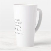 Cat hair everywhere zero regrets milchtasse (Rechte Ecke)