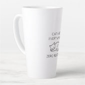 Cat hair everywhere zero regrets milchtasse (Linke Ecke)
