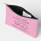 Cat hair everywhere zero regrets zubehörtasche (Offen)