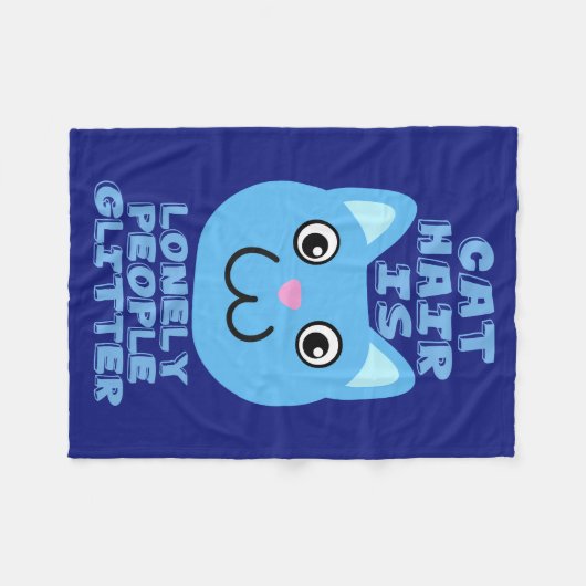 Cat Hair Fleecedecke (Vorderseite (Horizontal))