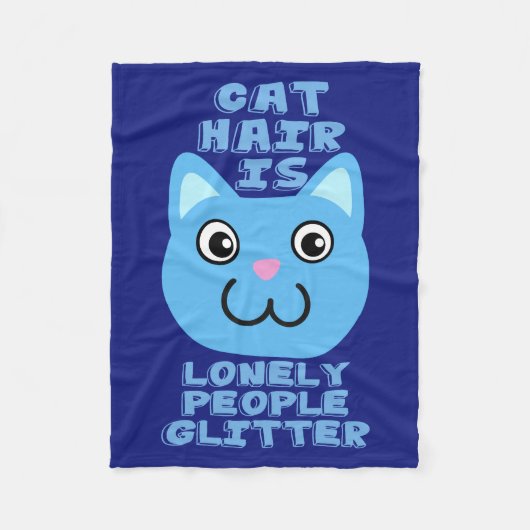 Cat Hair Fleecedecke (Vorderseite)