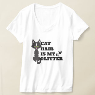 Cat Hair ist mein Glitzer T-Shirt