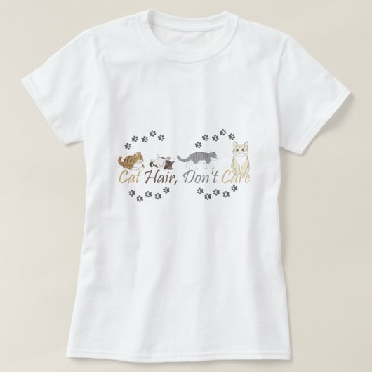 Cat Hair T-Shirt (Design vorne)