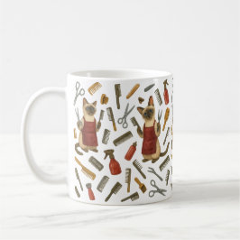 Cat Hairdresser Pet Grooming for Cat lovers Kaffeetasse