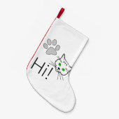 Cat - Hallo! Kleiner Weihnachtsstrumpf (Vorderansicht (hängend))