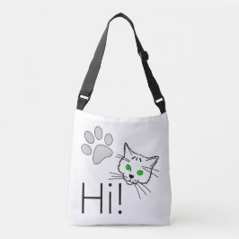Cat - Hallo! Tragetaschen Mit Langen Trägern