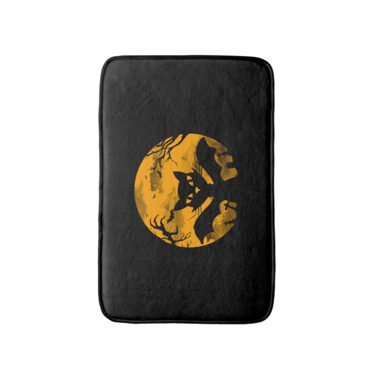 Cat Halloween Badematte (Vorderseite Vertikal)