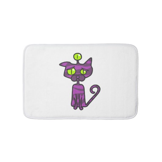 Cat Halloween Badematte (Vorderseite)