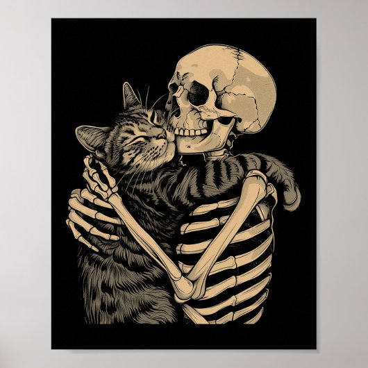 Cat Halloween Cat Lover Cat Mama Vater Poster (Vorne)