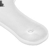 Cat Halloween erschreckter Cartoon auf Kürbiskröte Schneidebrett (Ecke)