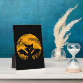 Cat Halloween Fotoplatte (Seite)