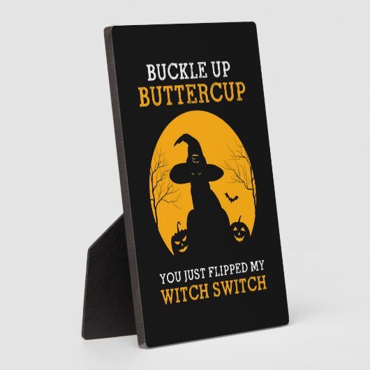 Cat Halloween Fotoplatte (Seite)