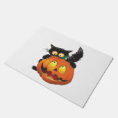 CAT HALLOWEEN FUßMATTE (Schrägansicht)