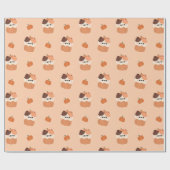 Cat Halloween Geschenkpapier (Flach)