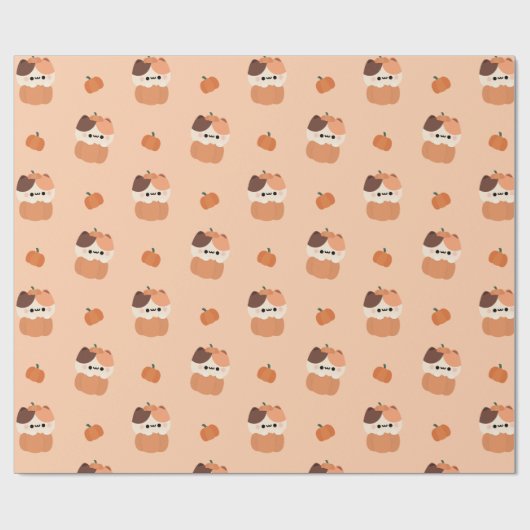 Cat Halloween Geschenkpapier (Flach)