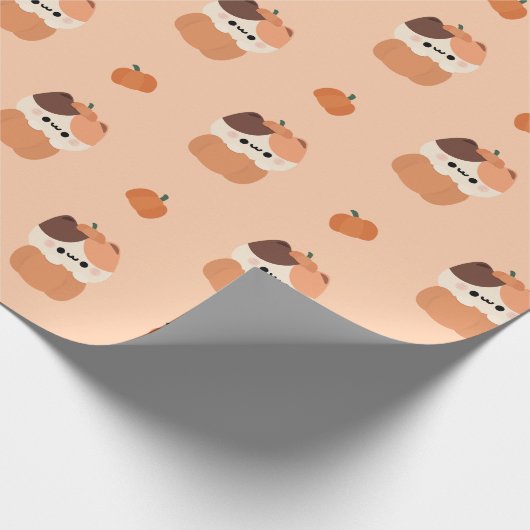 Cat Halloween Geschenkpapier (Ecke)