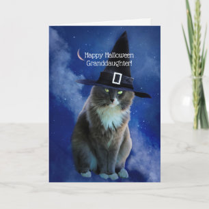 Cat Halloween Grandtochter Super Niedlich Karte