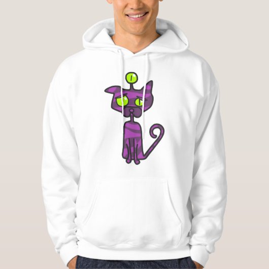 Cat Halloween Hoodie (Vorderseite)