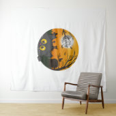 Cat Halloween Kitten Halloween-Kostüm Wandteppich (Beispiel (Horizontal))