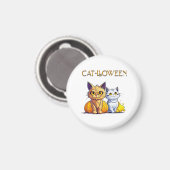 Cat Halloween Magnet (Vorderseite/Rückseite)