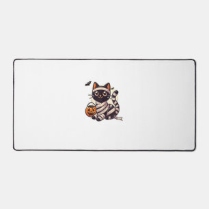 Cat Halloween Mummy Niedlich Cat Kids Schreibtischunterlage